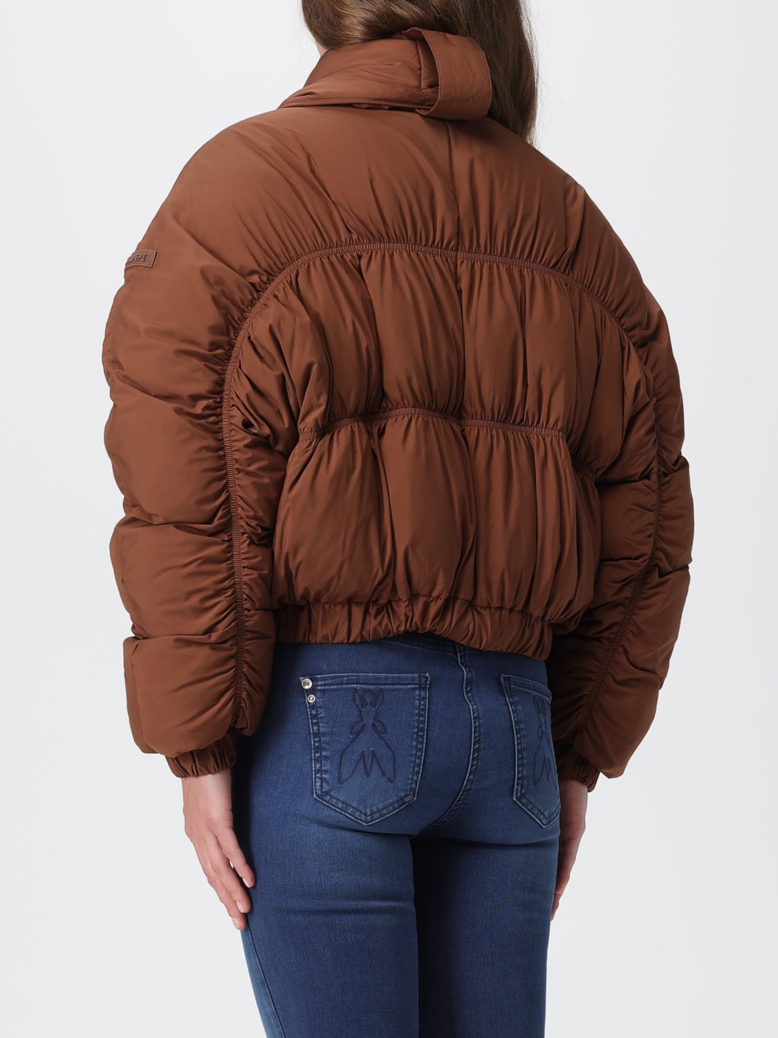 PATRIZIA PEPE JACKET: Jacket woman Patrizia Pepe, Brown - Img 2