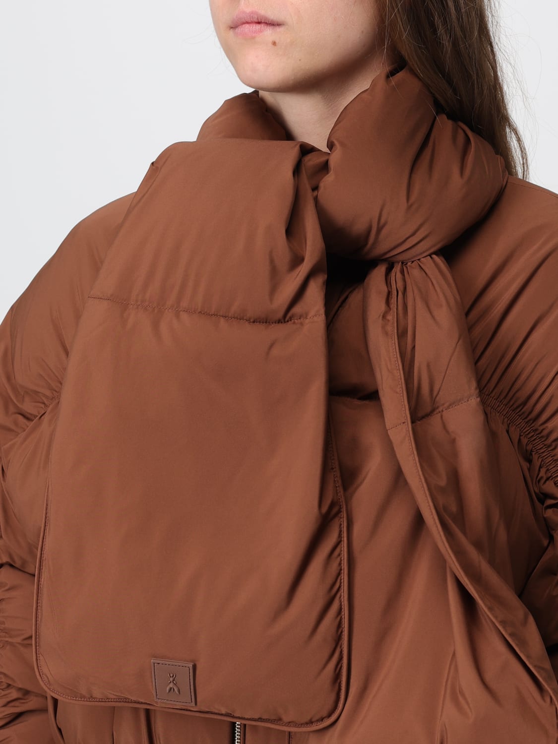 PATRIZIA PEPE JACKET: Jacket woman Patrizia Pepe, Brown - Img 4