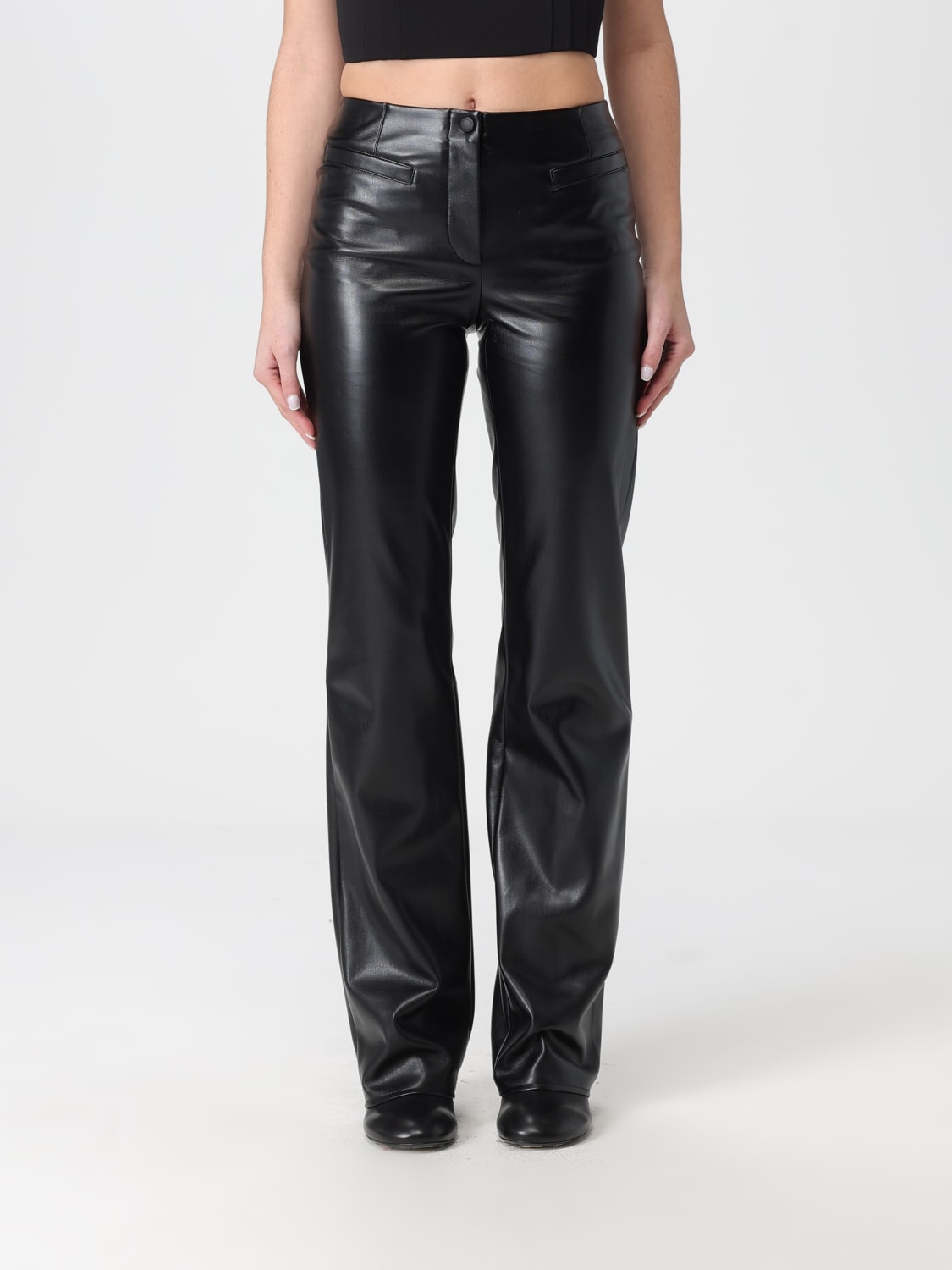 PATRIZIA PEPE PANTS: Pants woman Patrizia Pepe, Black - Img 1