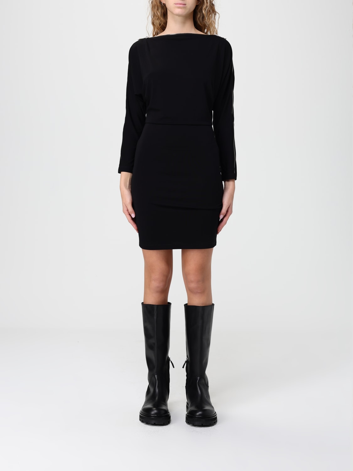 PATRIZIA PEPE KLEID: Kleider damen Patrizia Pepe, Schwarz - Img 1