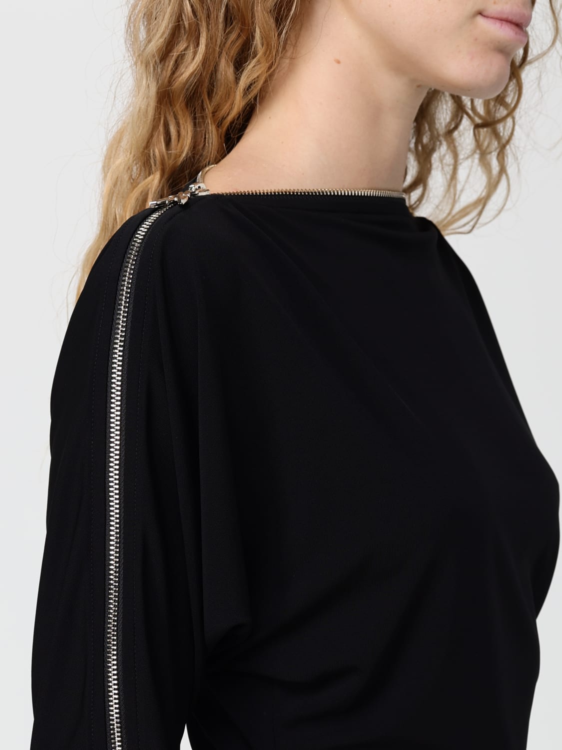 PATRIZIA PEPE KLEID: Kleider damen Patrizia Pepe, Schwarz - Img 3