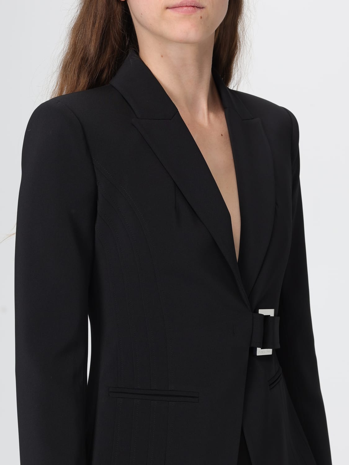 PATRIZIA PEPE JACKET: Blazer woman Patrizia Pepe, Black - Img 3
