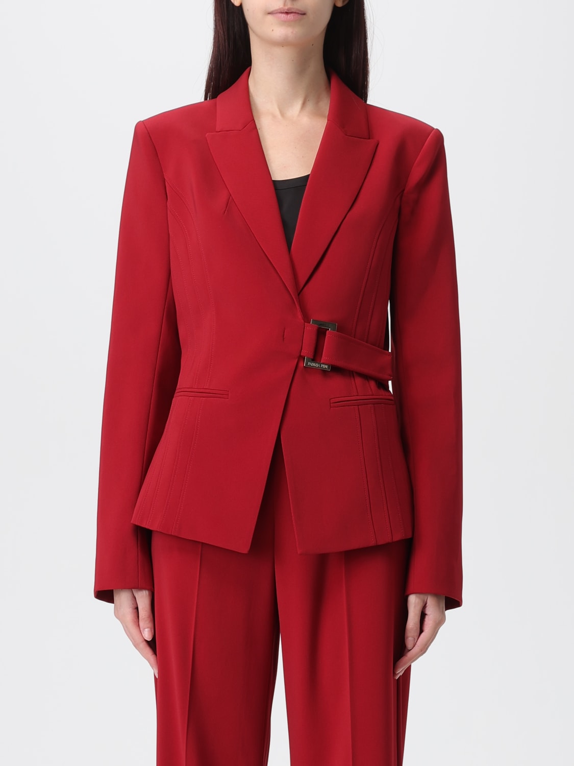 PATRIZIA PEPE JACKET: Blazer woman Patrizia Pepe, Red - Img 1