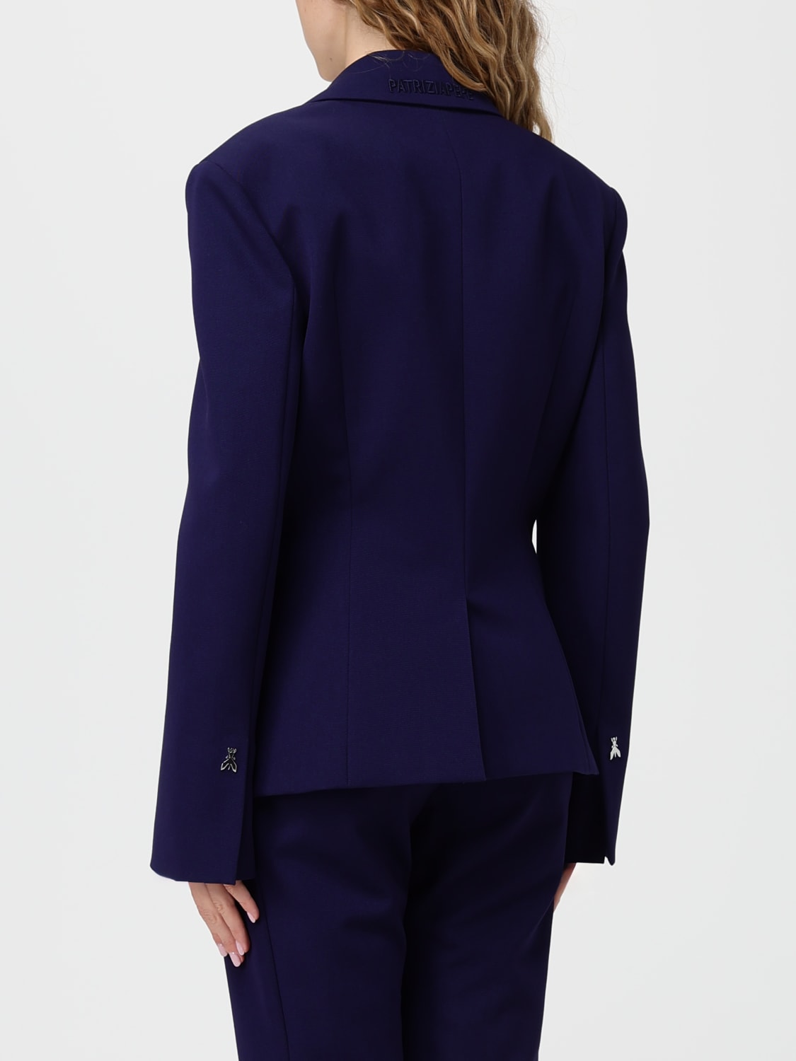 PATRIZIA PEPE JACKET: Blazer woman Patrizia Pepe, Blue - Img 3