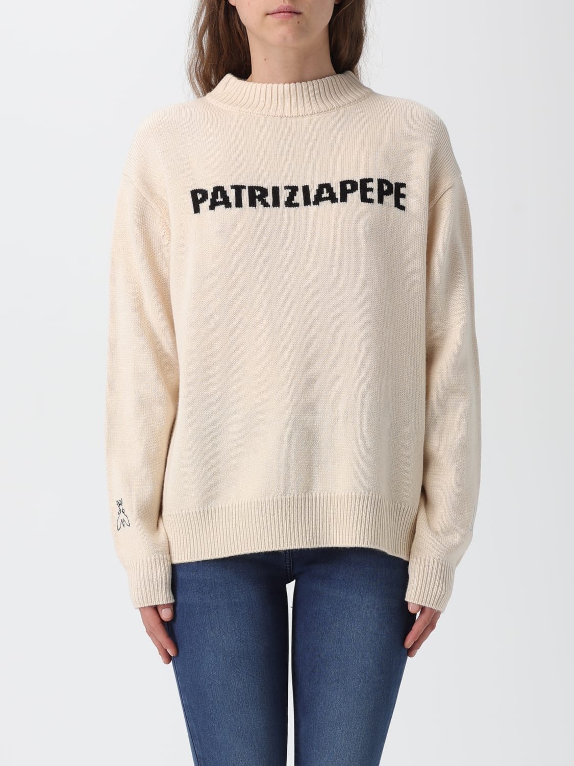 PATRIZIA PEPE PULLOVER: Pullover damen Patrizia Pepe, Natural - Img 1