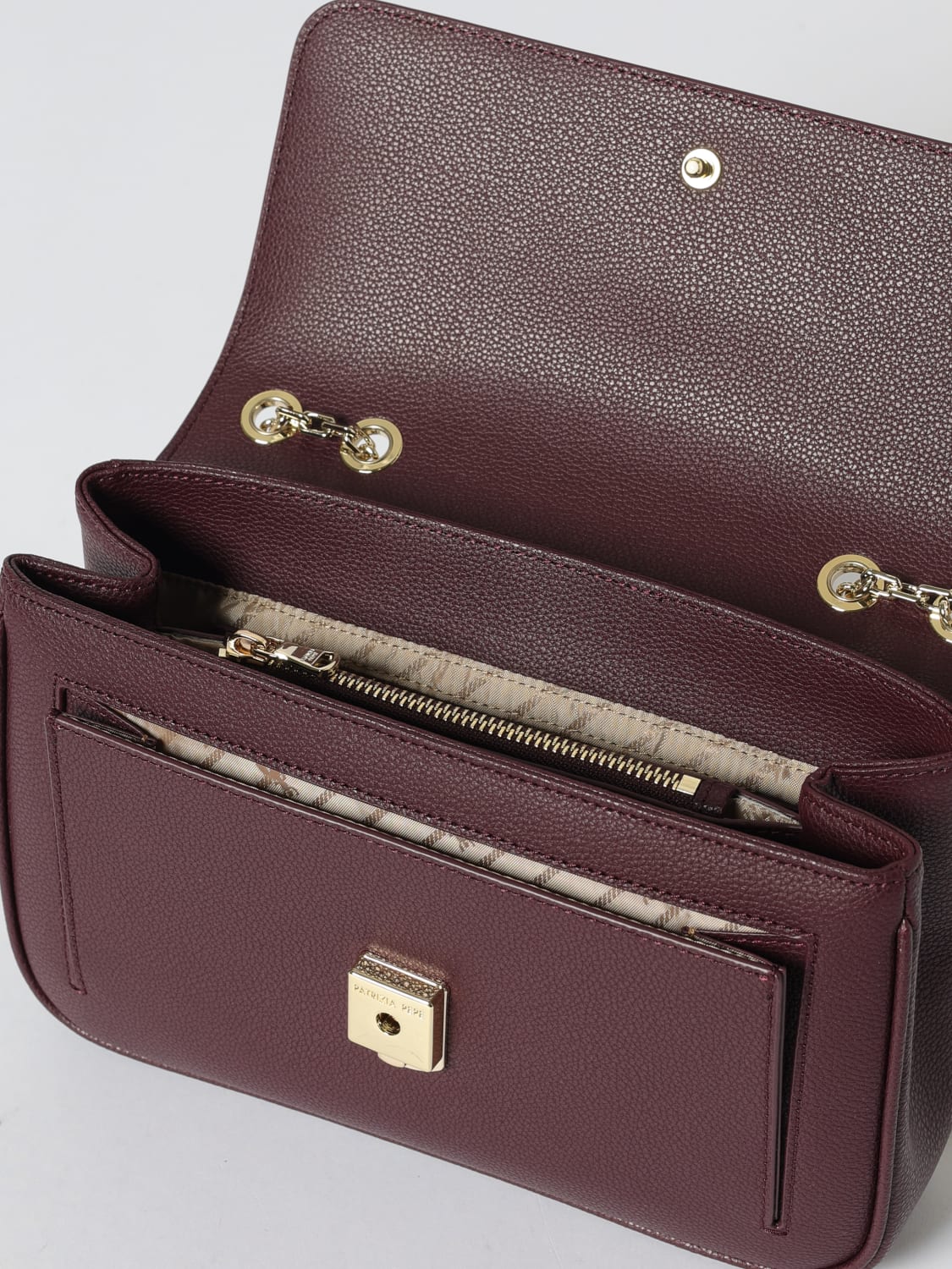 PATRIZIA PEPE SAC PORTÉ ÉPAULE: Sac porté épaule femme Patrizia Pepe, Bordeaux - Img 3