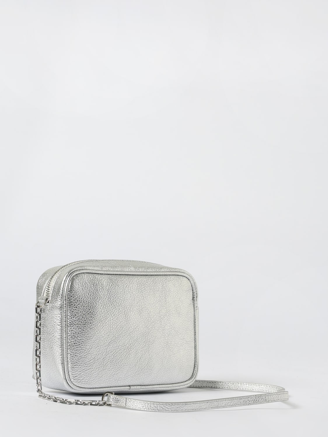 PATRIZIA PEPE UMHÄNGETASCHE: Schultertasche damen Patrizia Pepe, Silber - Img 2