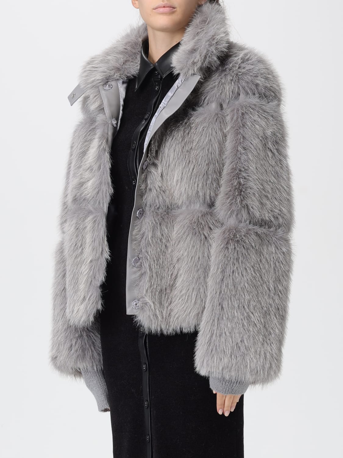 PATRIZIA PEPE FOURRURE: Veste femme Patrizia Pepe, Perle - Img 3