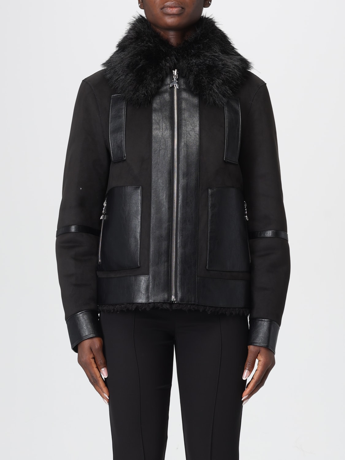 PATRIZIA PEPE JACKET: Jacket woman Patrizia Pepe, Black - Img 1
