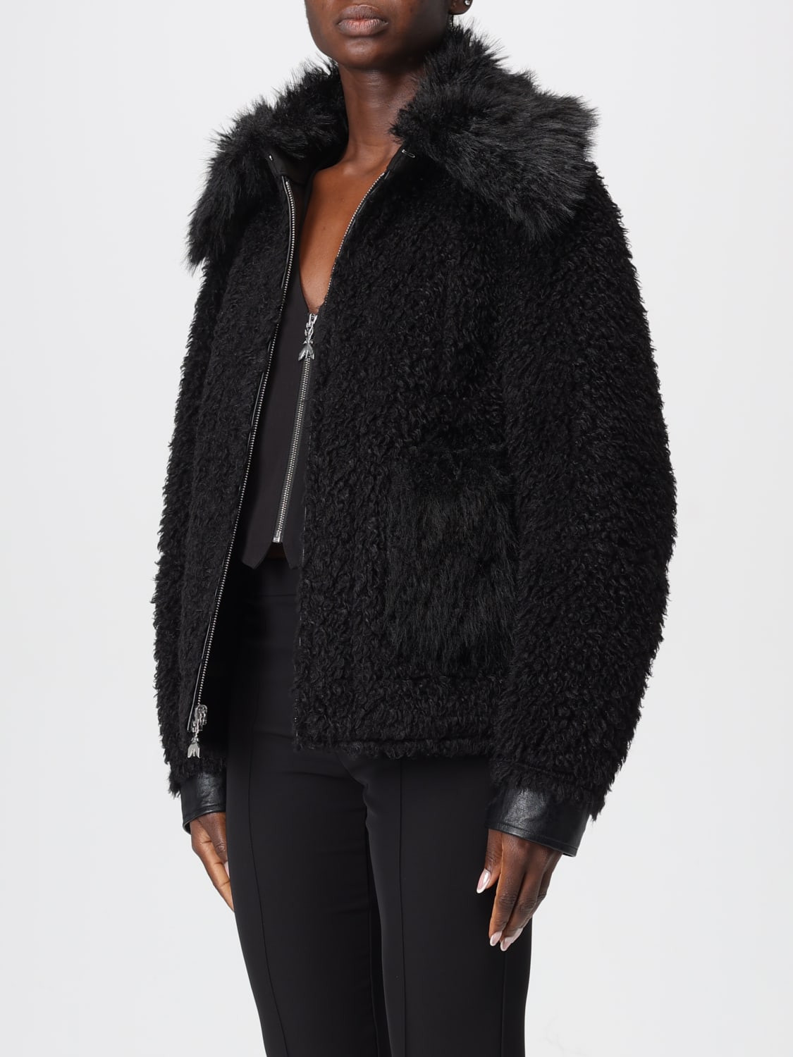 PATRIZIA PEPE JACKET: Jacket woman Patrizia Pepe, Black - Img 3