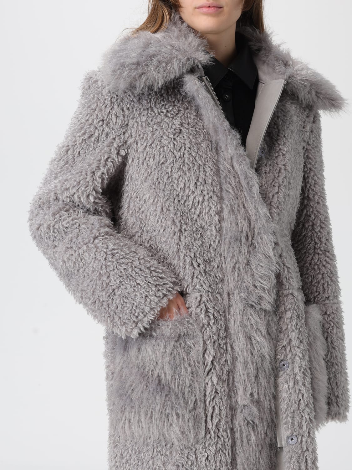 PATRIZIA PEPE 코트: 코트 여성 Patrizia Pepe, 펄 - Img 4