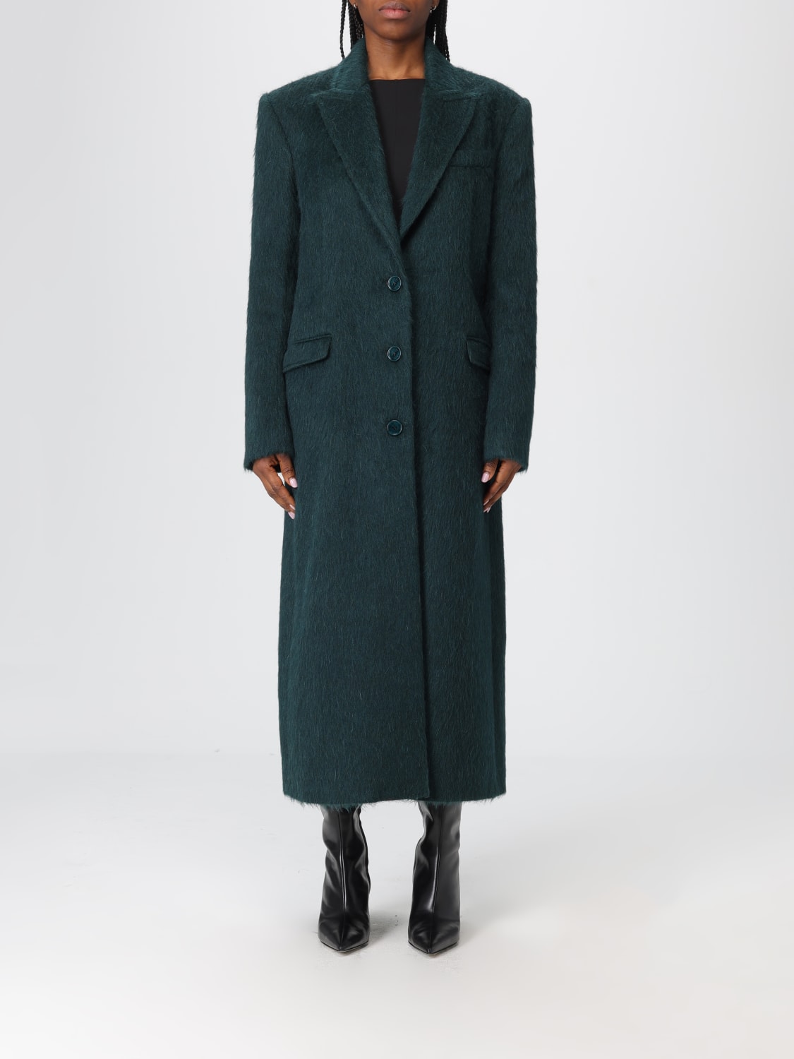 PATRIZIA PEPE 코트: 코트 여성 Patrizia Pepe, 그린 - Img 1