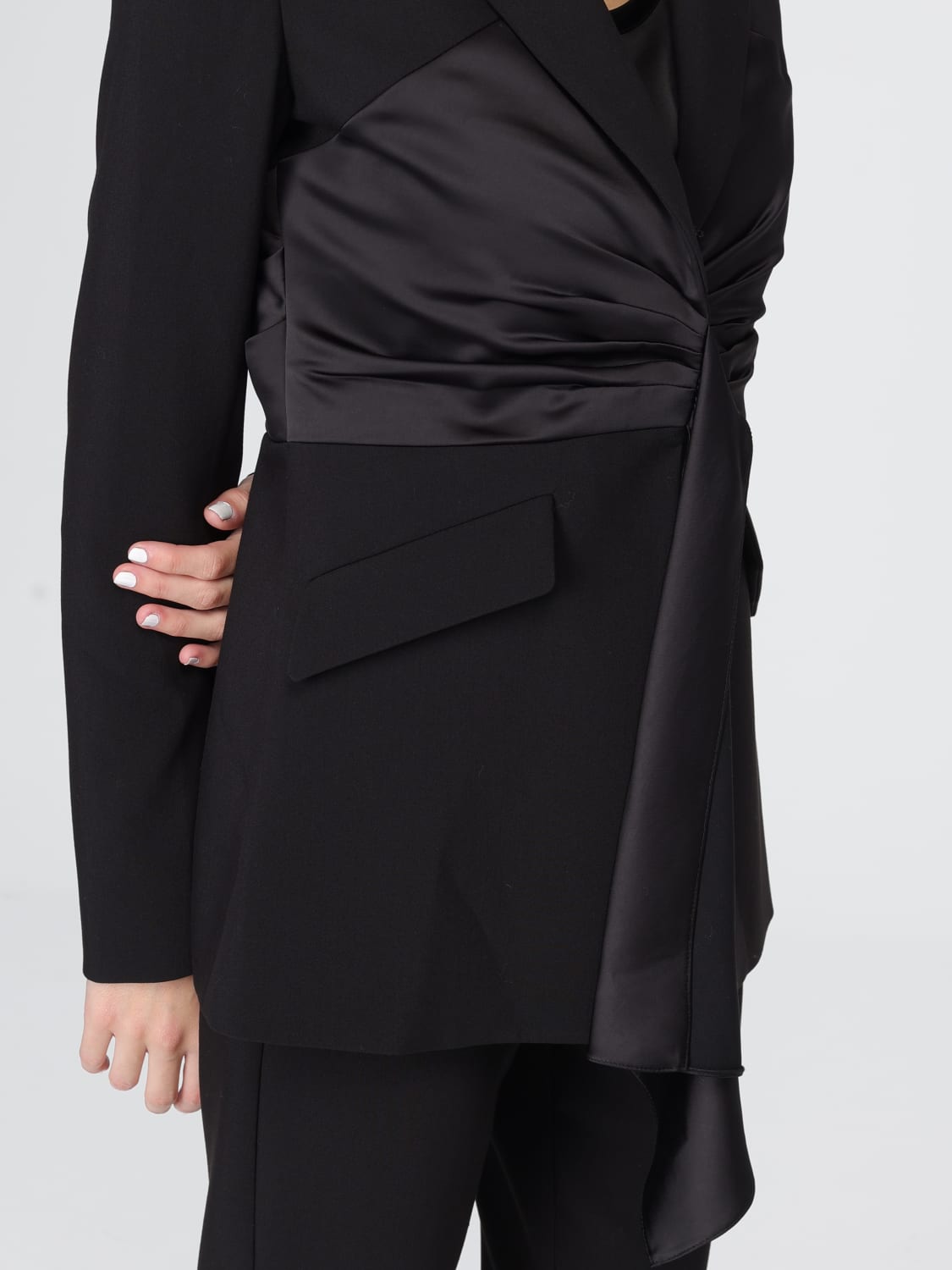 PATRIZIA PEPE JACKET: Blazer woman Patrizia Pepe, Black - Img 5
