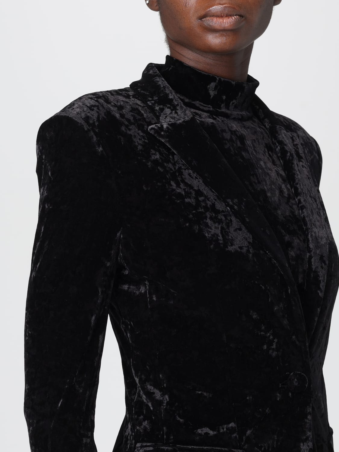 PATRIZIA PEPE JACKET: Blazer woman Patrizia Pepe, Black - Img 4