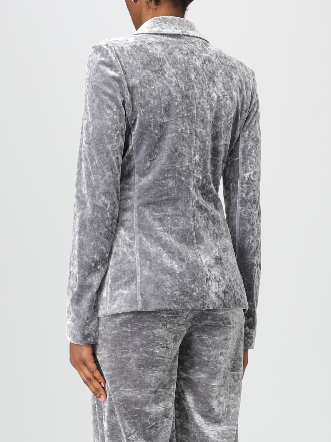 PATRIZIA PEPE JACKET: Blazer woman Patrizia Pepe, Grey - Img 3