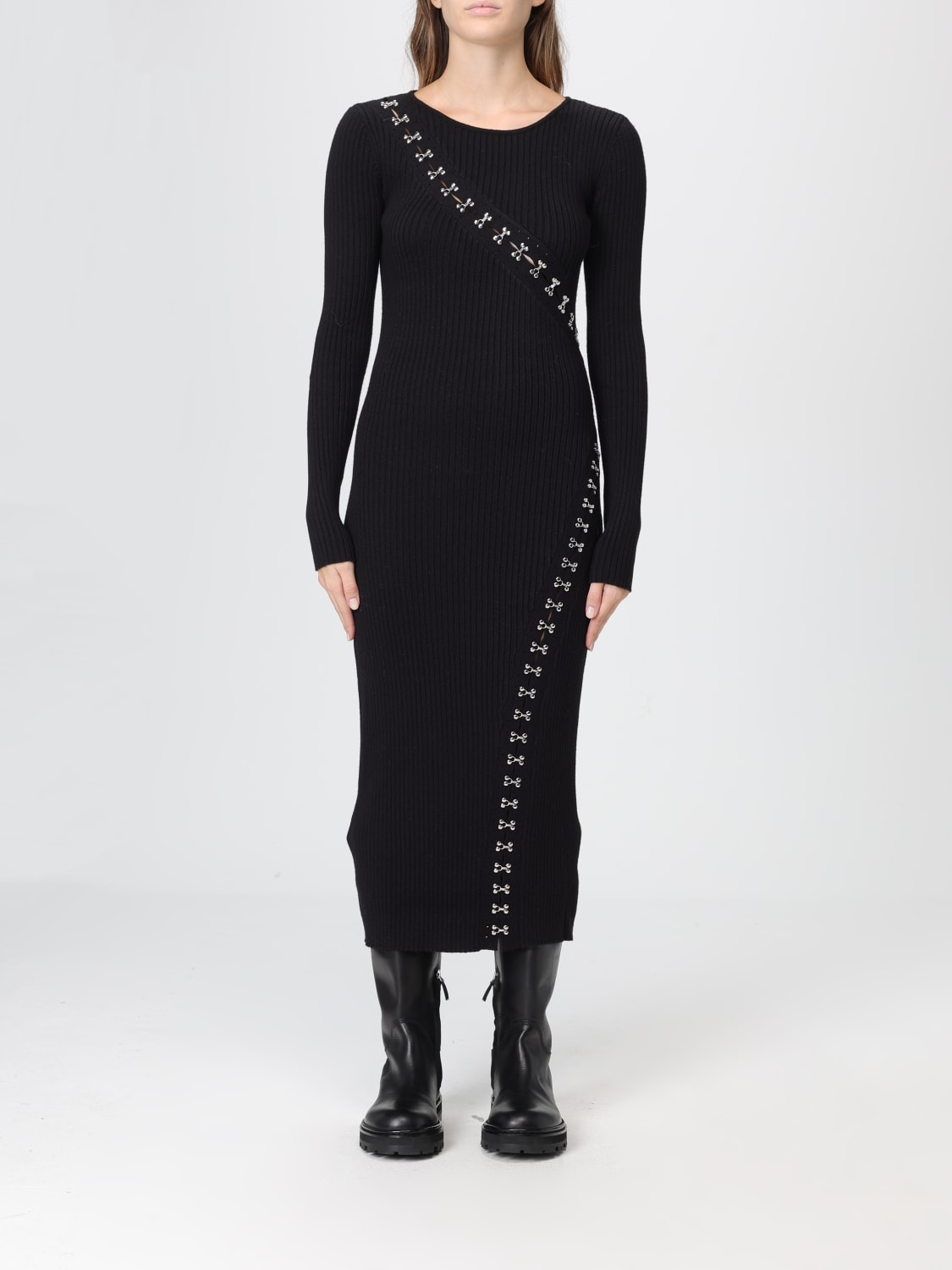 PATRIZIA PEPE DRESS: Dress woman Patrizia Pepe, Black - Img 1