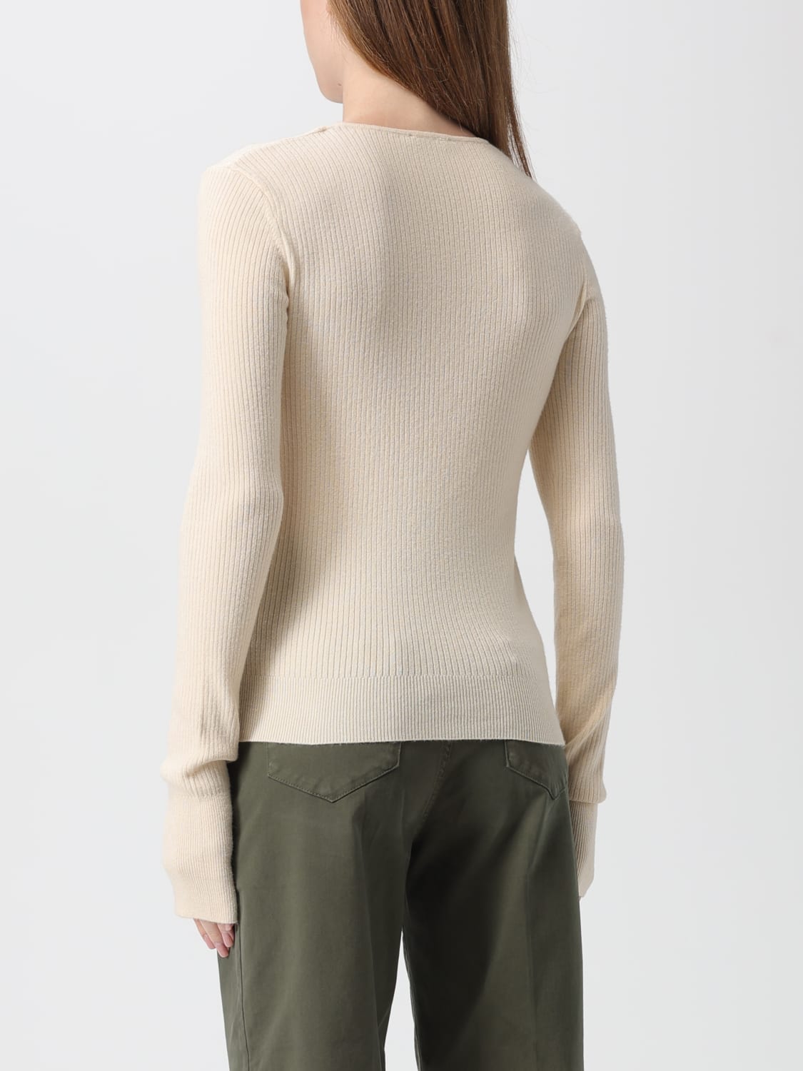 PATRIZIA PEPE SWEATER: Sweater woman Patrizia Pepe, Yellow Cream - Img 2