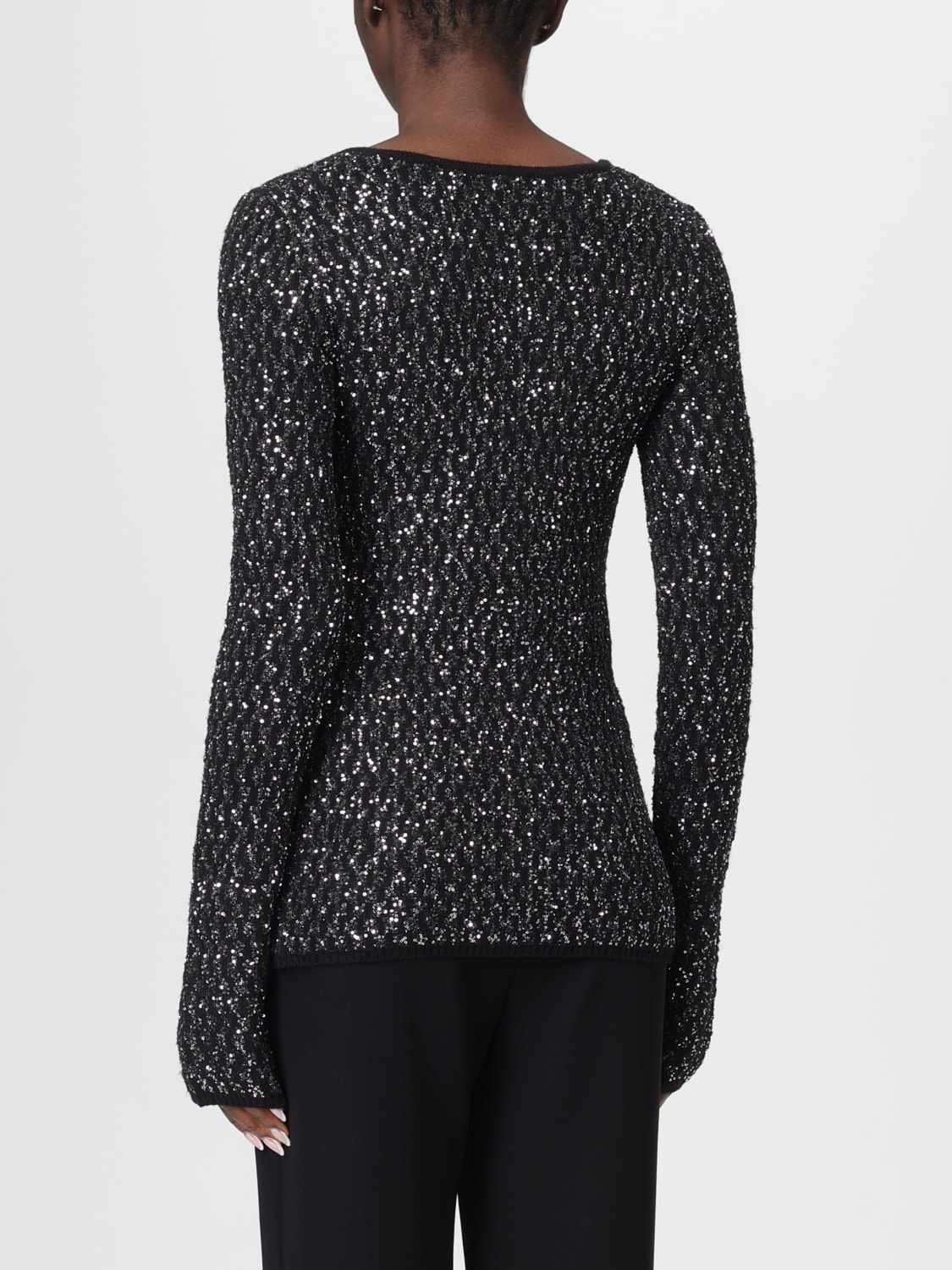 PATRIZIA PEPE SWEATER: Sweater woman Patrizia Pepe, Black - Img 2