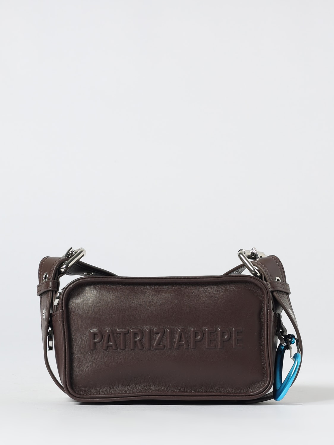 PATRIZIA PEPE UMHÄNGETASCHE: Schultertasche damen Patrizia Pepe, Braun - Img 1