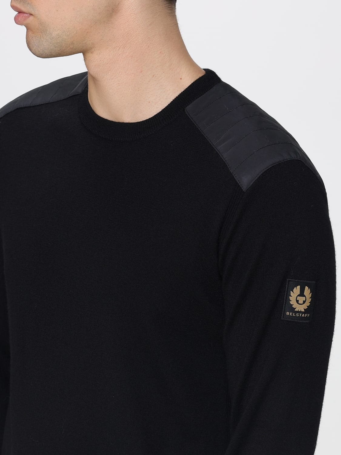 BELSTAFF PULLOVER: Pullover herren Belstaff, Schwarz - Img 3