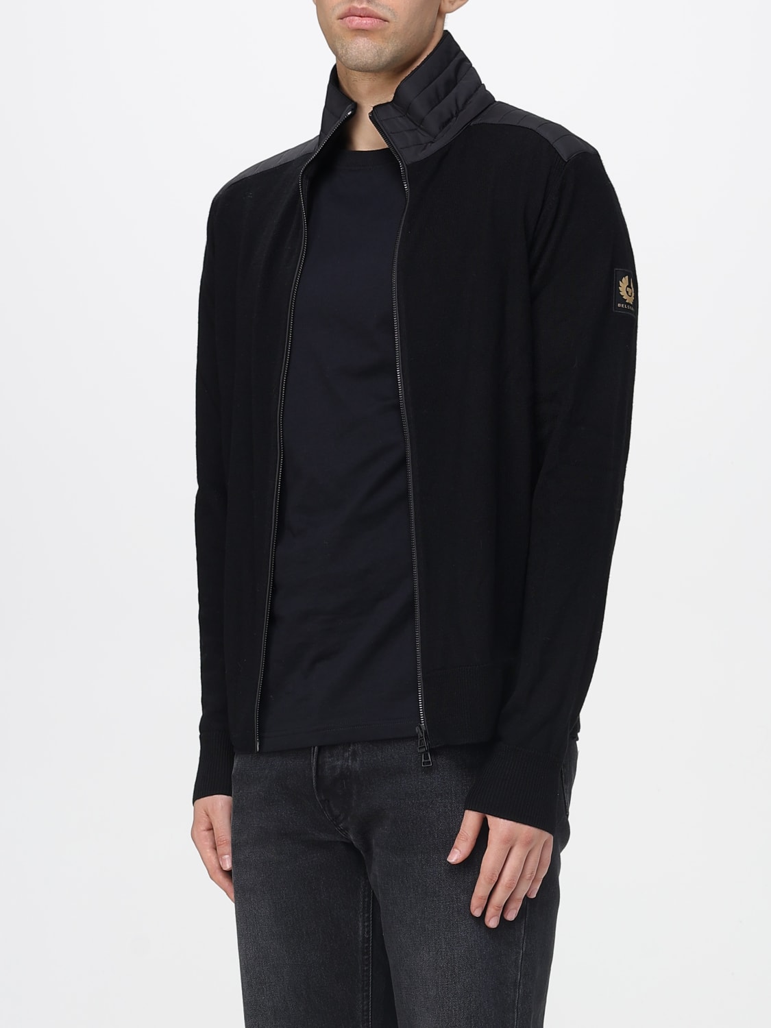 BELSTAFF PULLOVER: Pullover herren Belstaff, Schwarz - Img 3