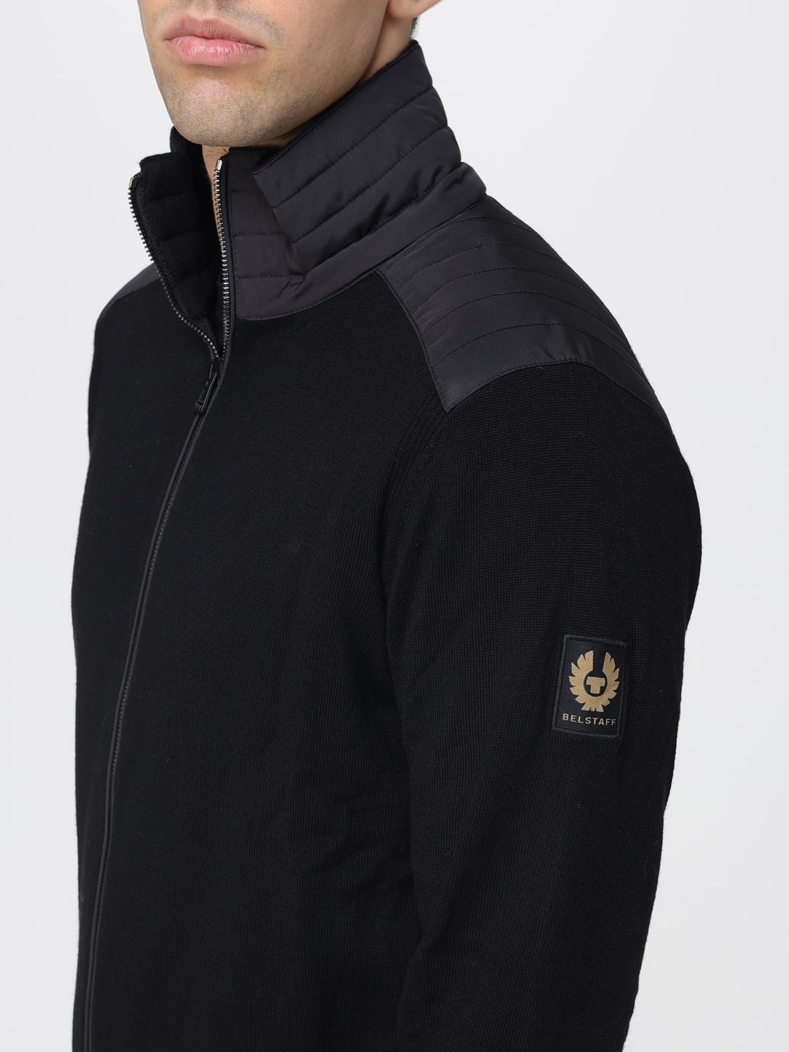 BELSTAFF PULLOVER: Pullover herren Belstaff, Schwarz - Img 4