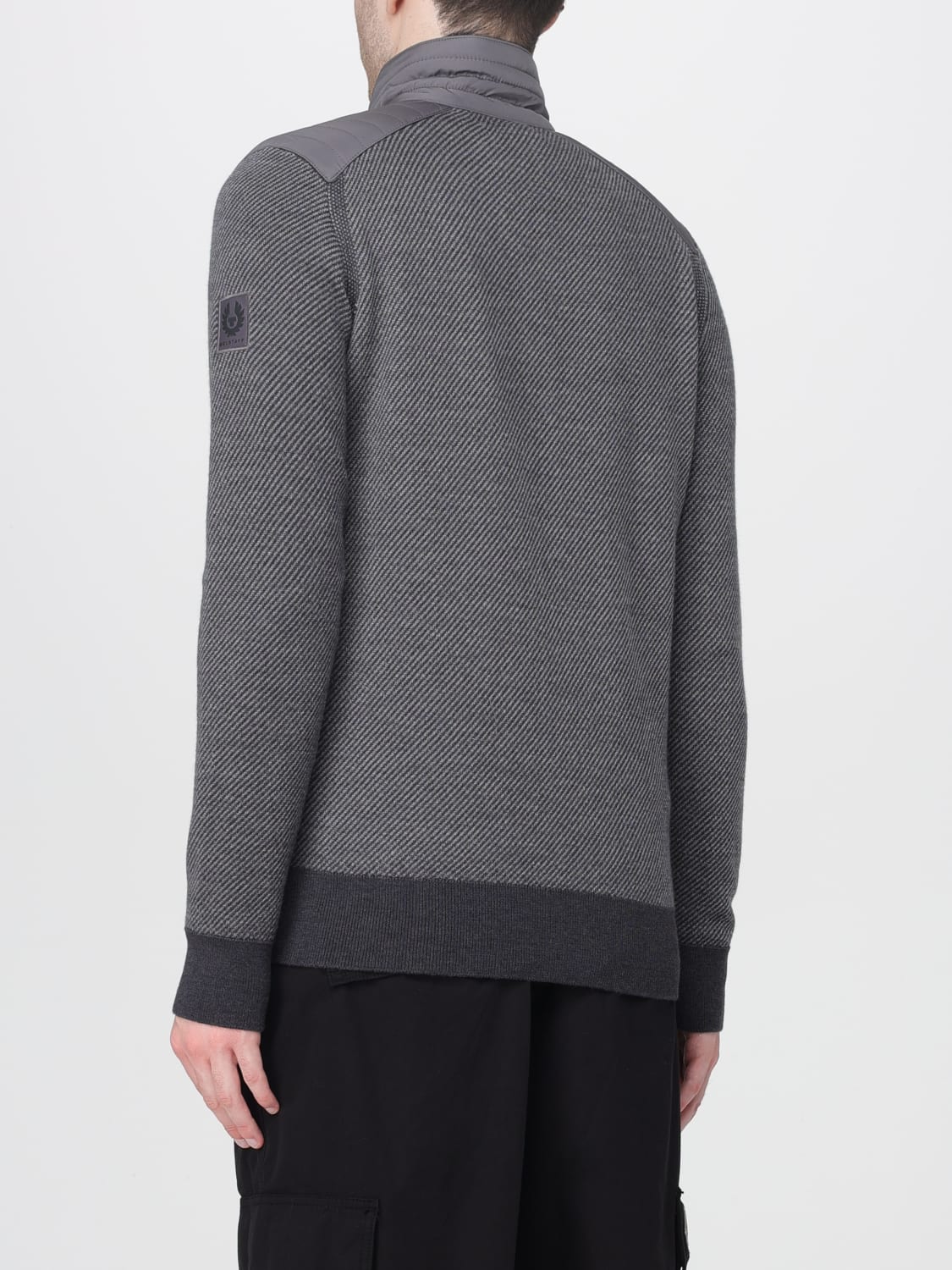 BELSTAFF SWEATER: Sweater men Belstaff, Charcoal - Img 2