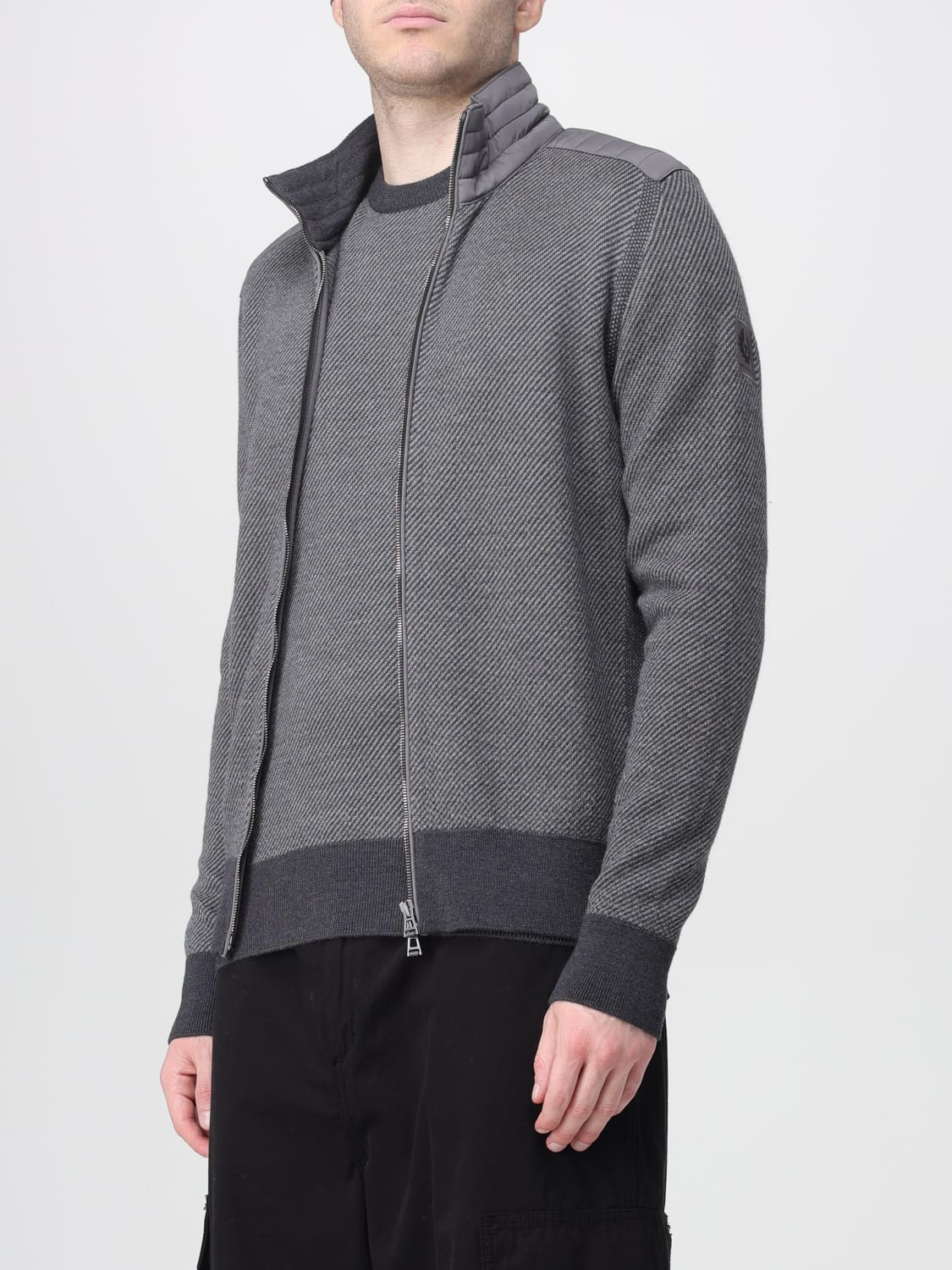 BELSTAFF SWEATER: Sweater men Belstaff, Charcoal - Img 3