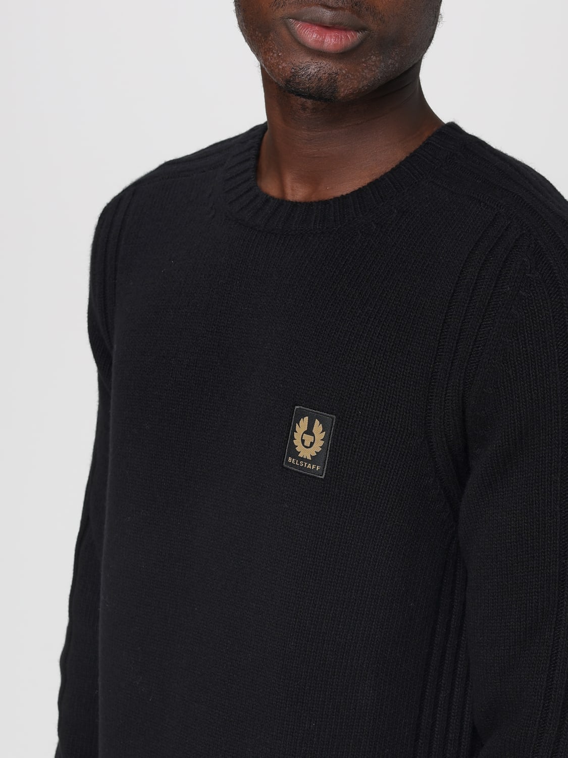 BELSTAFF SWEATER: Sweater men Belstaff, Black - Img 3