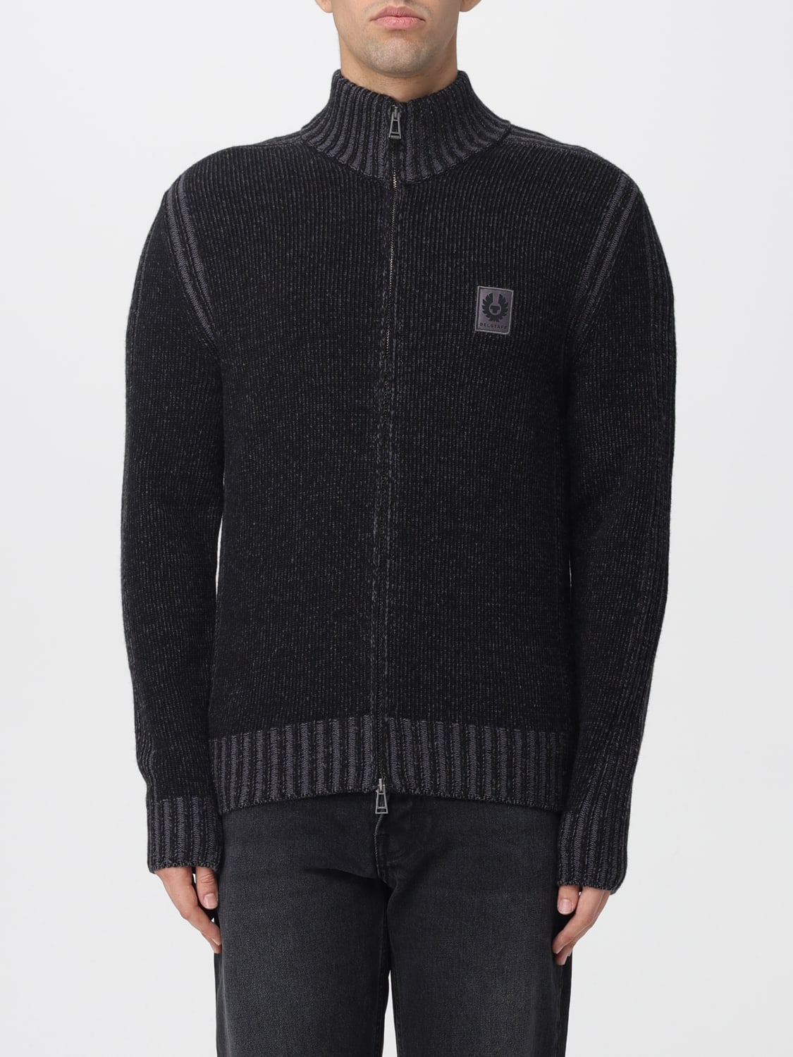 BELSTAFF JERSEY: Jersey hombre Belstaff, Negro - Img 1