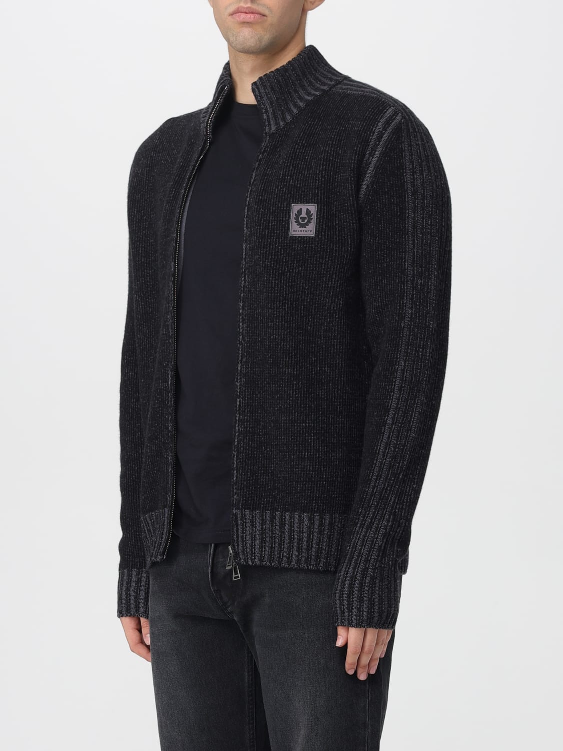 BELSTAFF JERSEY: Jersey hombre Belstaff, Negro - Img 3