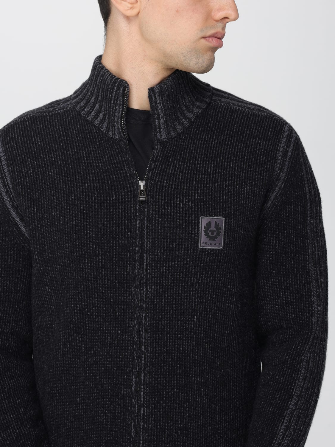 BELSTAFF JERSEY: Jersey hombre Belstaff, Negro - Img 4