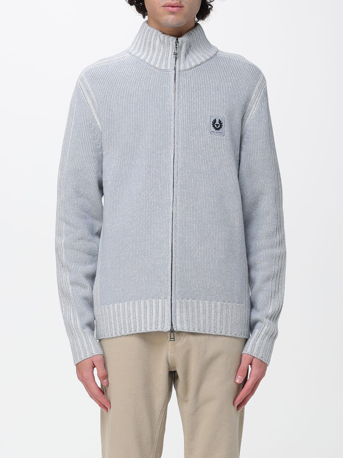 BELSTAFF SWEATER: Sweater men Belstaff, Blue - Img 1