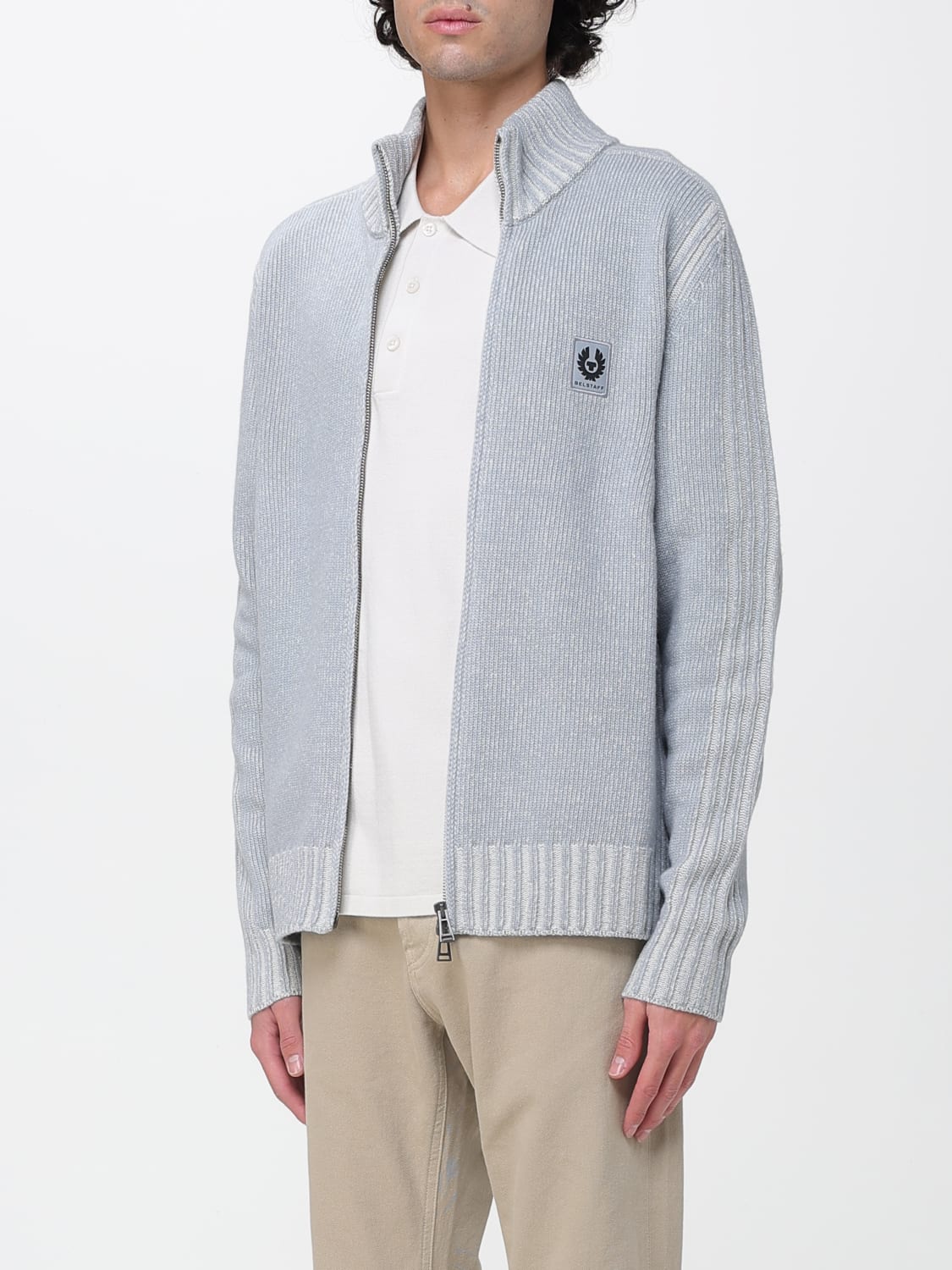 BELSTAFF SWEATER: Sweater men Belstaff, Blue - Img 3