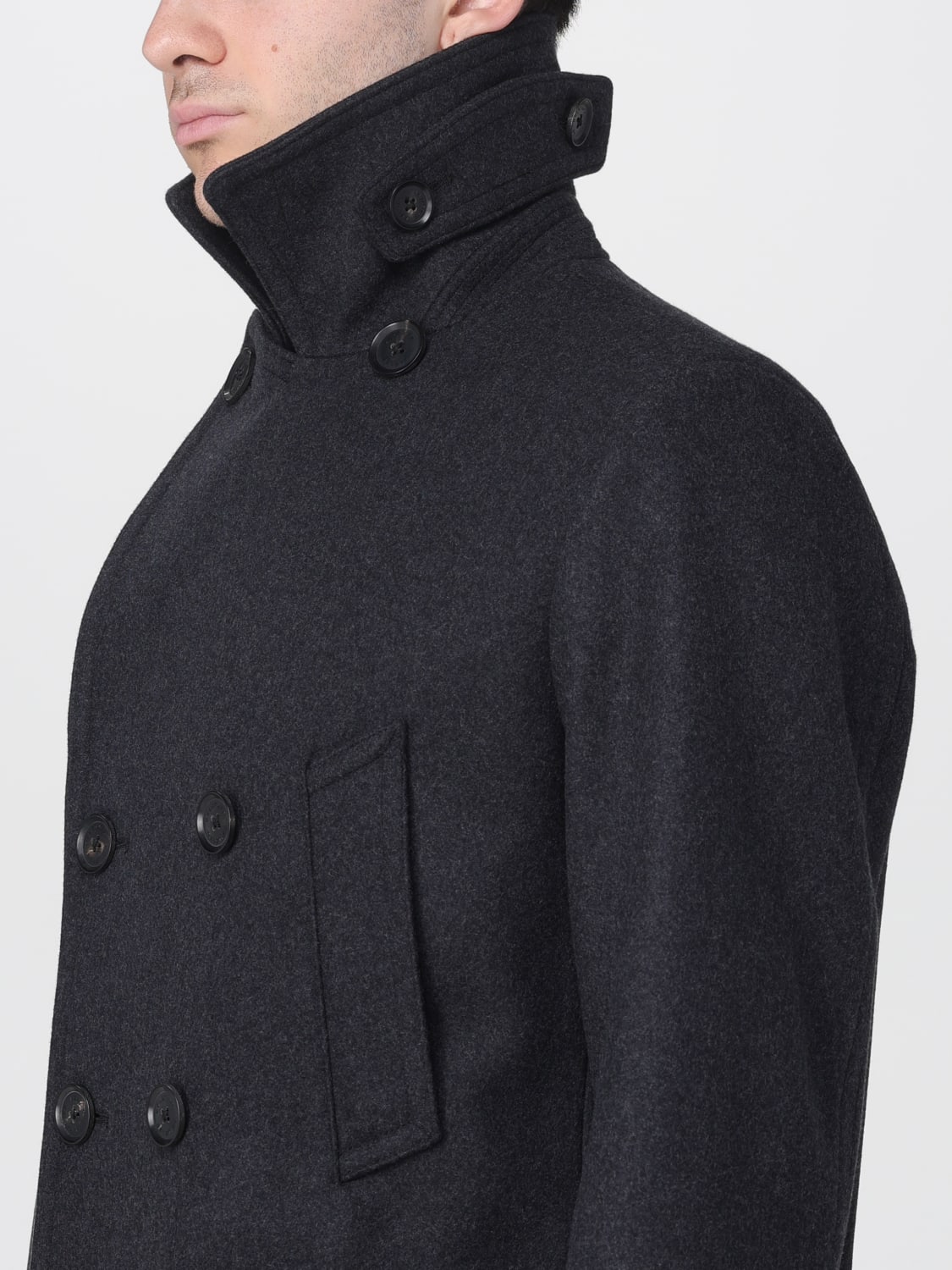 BELSTAFF ПАЛЬТО: Куртка Мужское Belstaff, Темно-Серый - Img 4