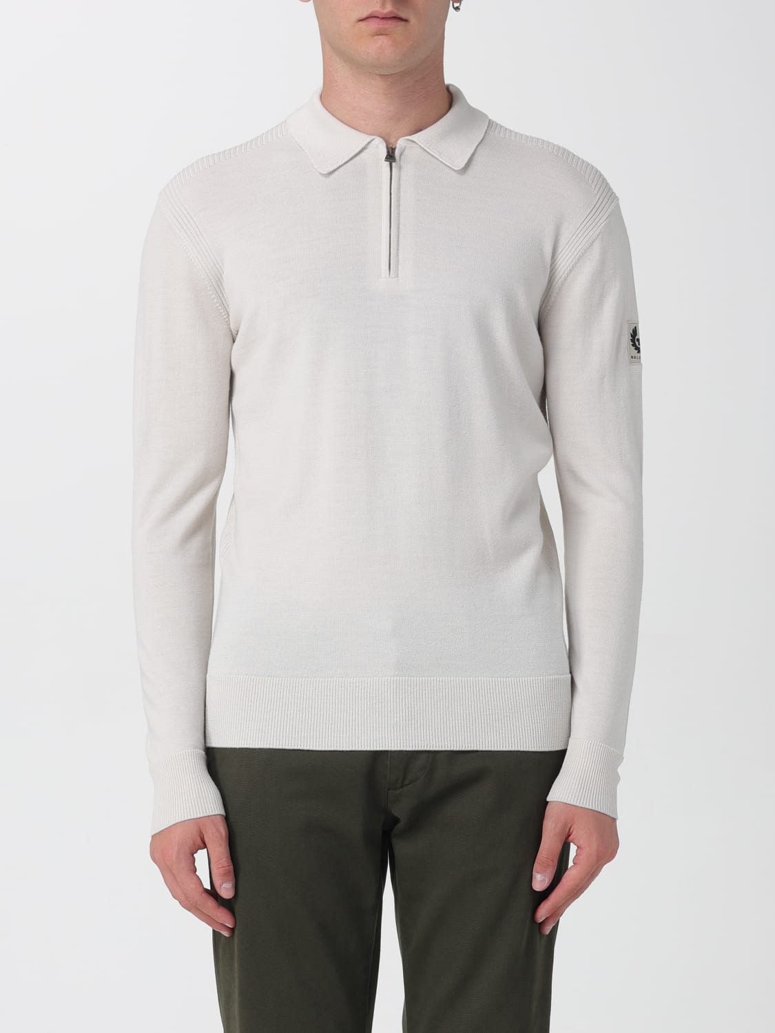 BELSTAFF POLO SHIRT: Sweater men Belstaff, Grey - Img 1