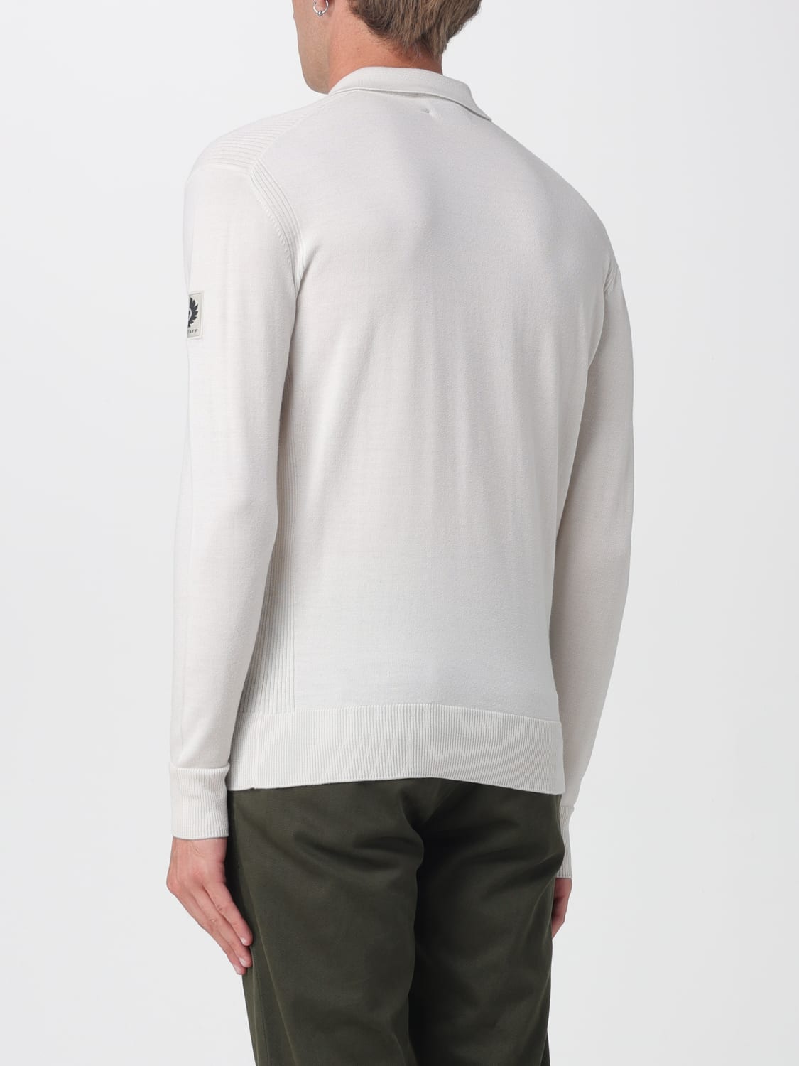 BELSTAFF POLO SHIRT: Sweater men Belstaff, Grey - Img 2