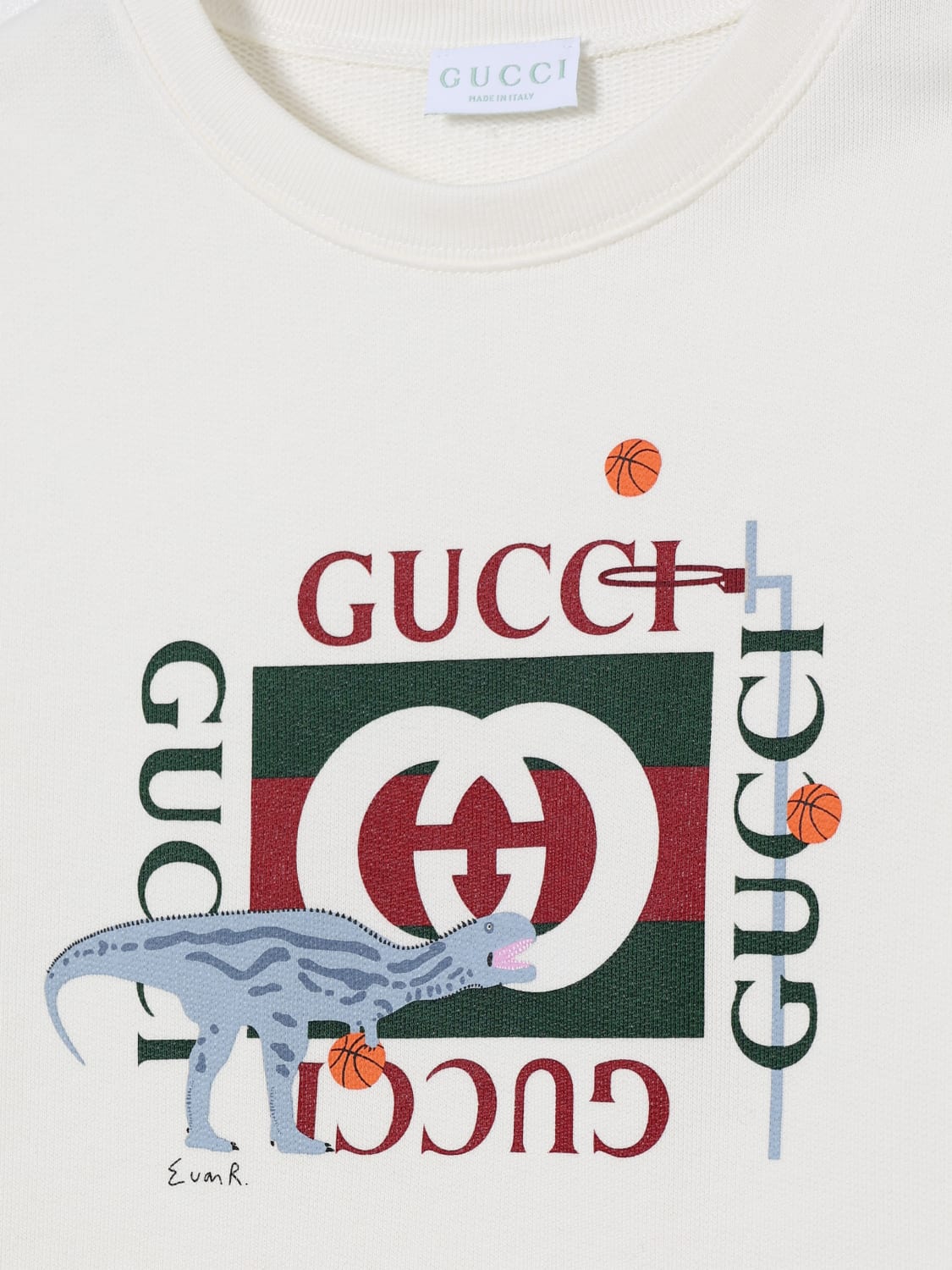 GUCCI PULLOVER: Pullover kinder Gucci, Weiß - Img 3