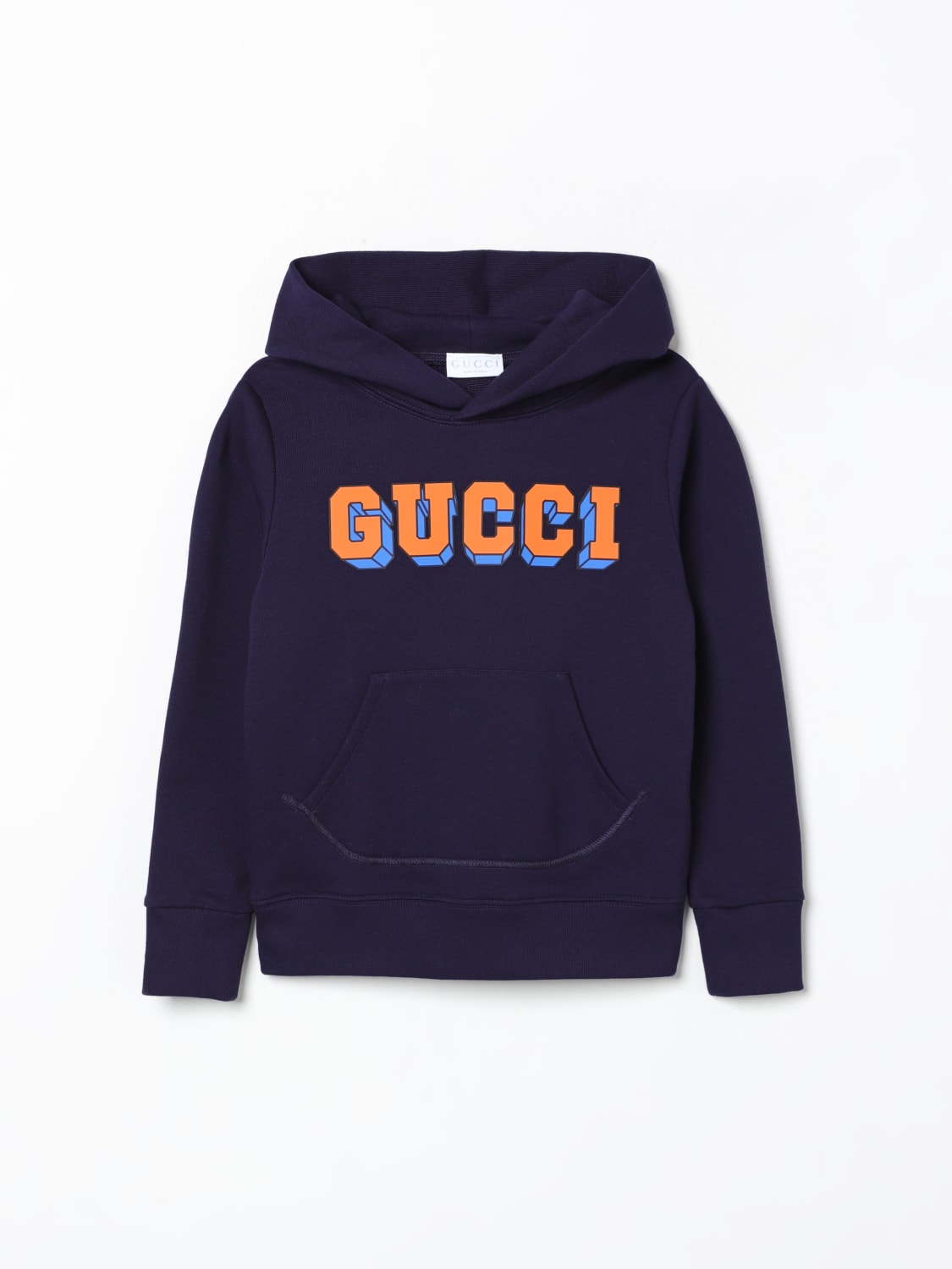 GUCCI SWEATER: Sweater kids Gucci, Blue - Img 1