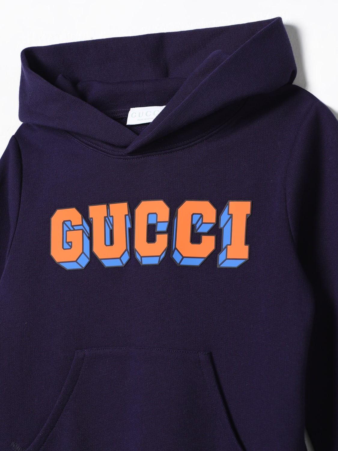 GUCCI SWEATER: Sweater kids Gucci, Blue - Img 3