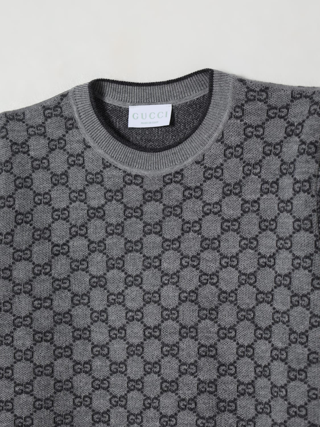 GUCCI PULLOVER: Pullover kinder Gucci, Grau - Img 3