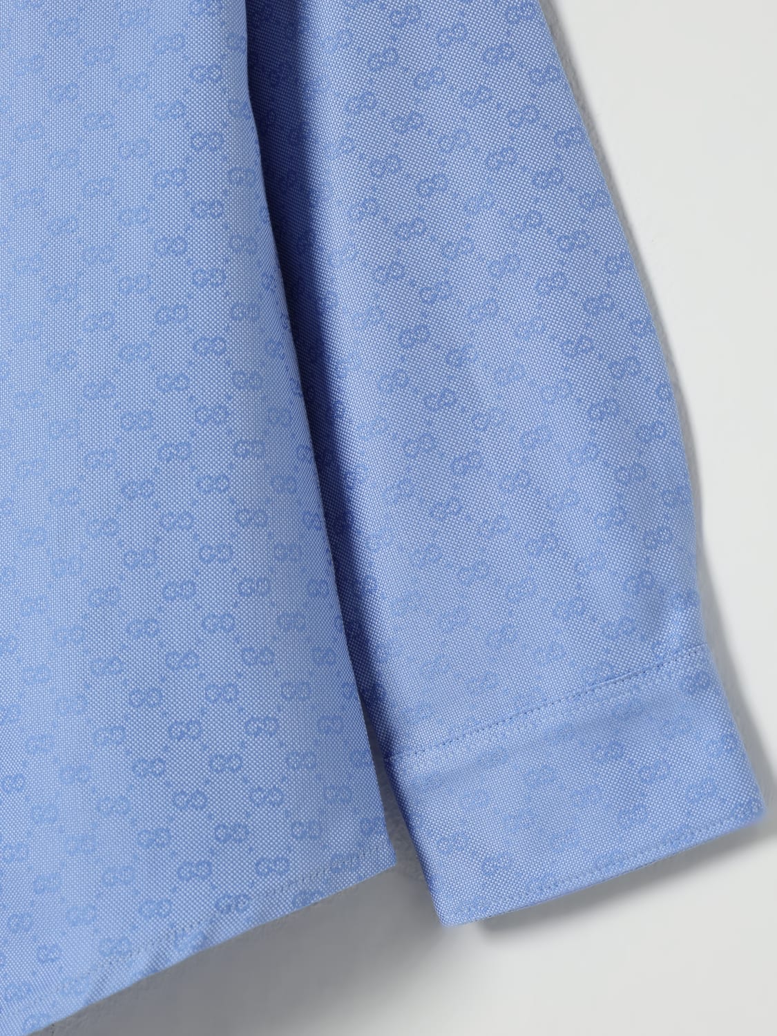 GUCCI SHIRT: Shirt kids Gucci, Gnawed Blue - Img 3