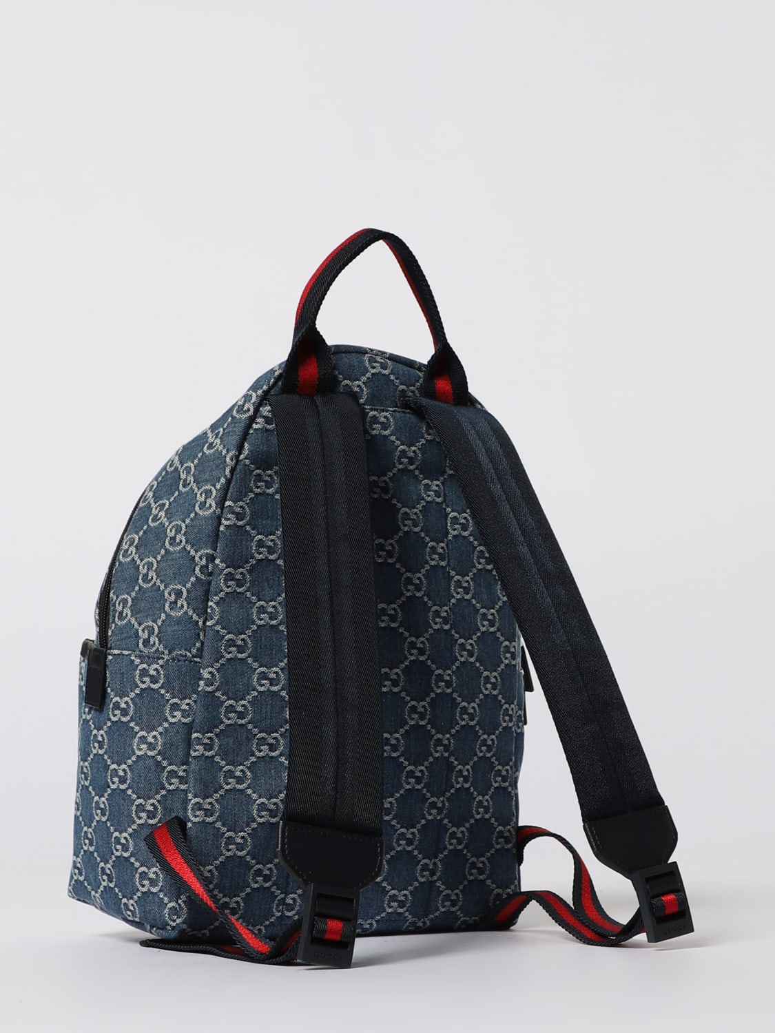 GUCCI DUFFEL BAG: Bag kids Gucci, Gnawed Blue - Img 2