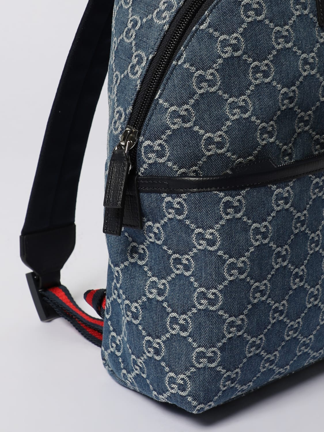 GUCCI DUFFEL BAG: Bag kids Gucci, Gnawed Blue - Img 3