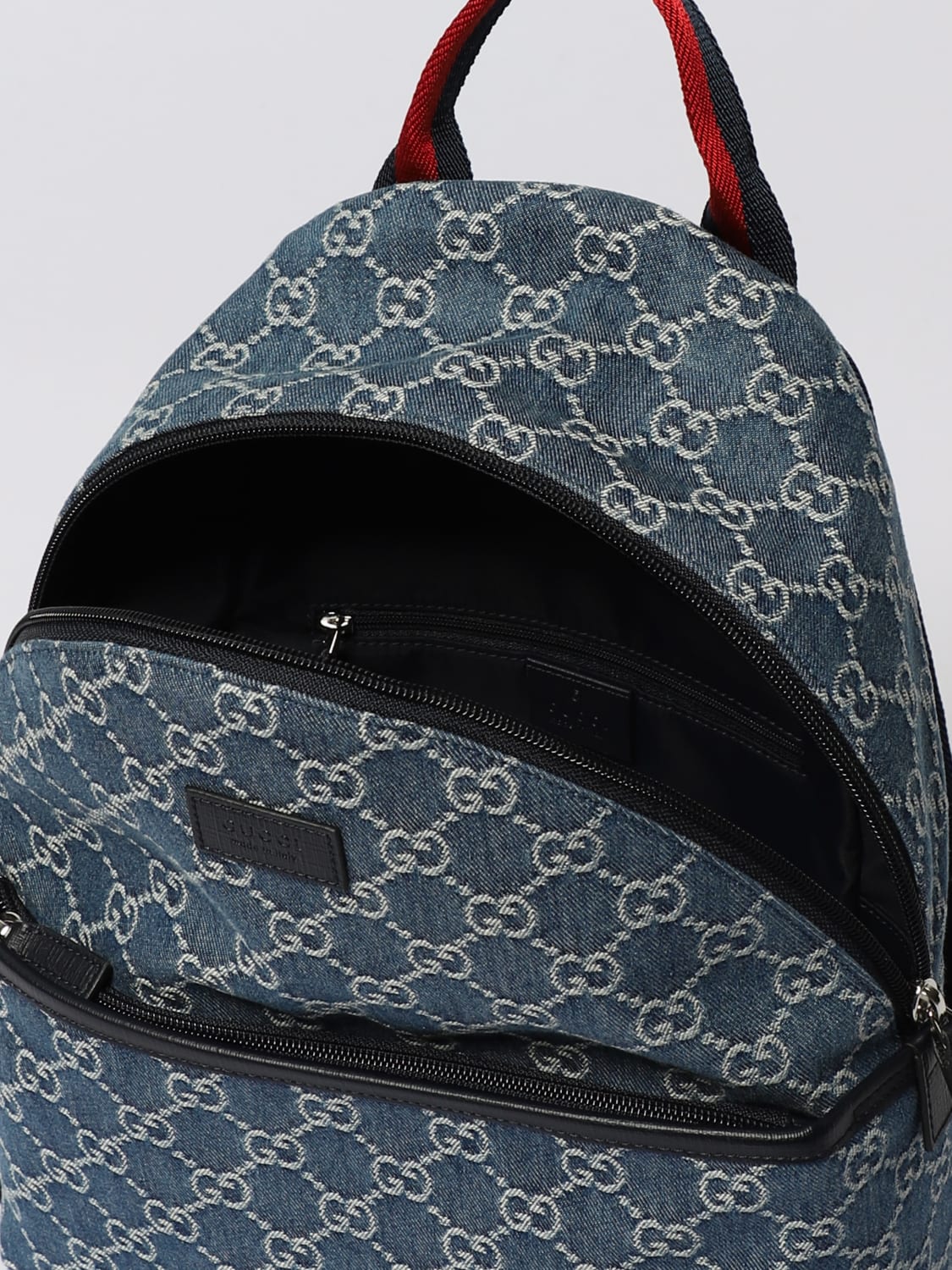 GUCCI DUFFEL BAG: Bag kids Gucci, Gnawed Blue - Img 4
