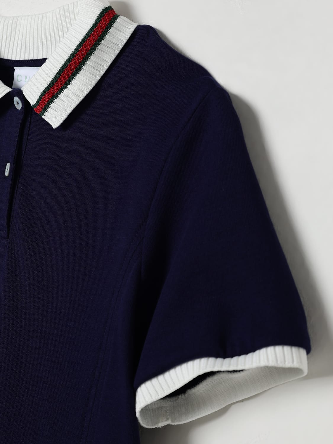 GUCCI VESTIDO: Vestido niños Gucci, Azul Oscuro - Img 3