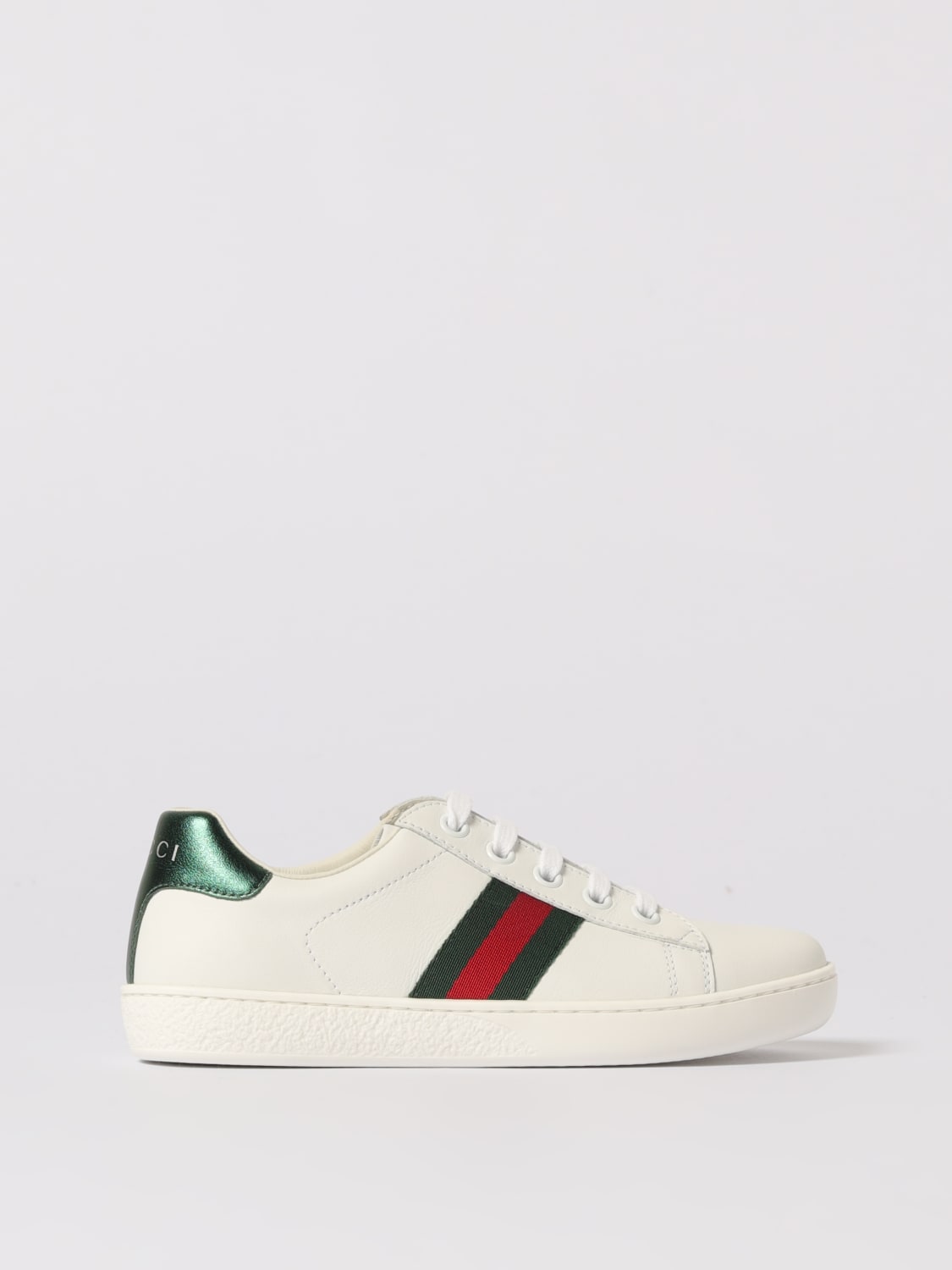 GUCCI SNEAKERS: Sneakers kids Gucci, White - Img 1