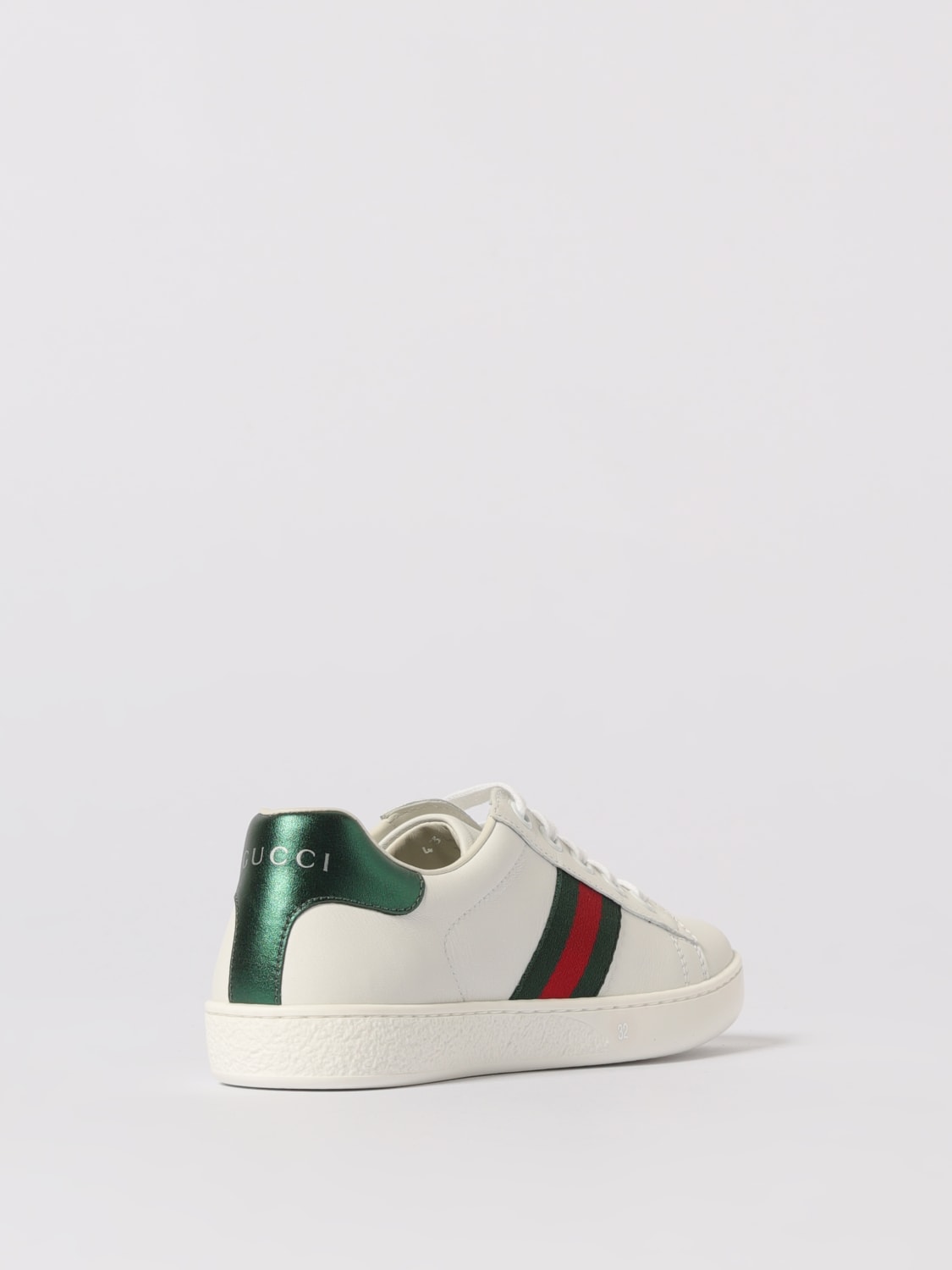 GUCCI SNEAKERS: Sneakers kids Gucci, White - Img 3