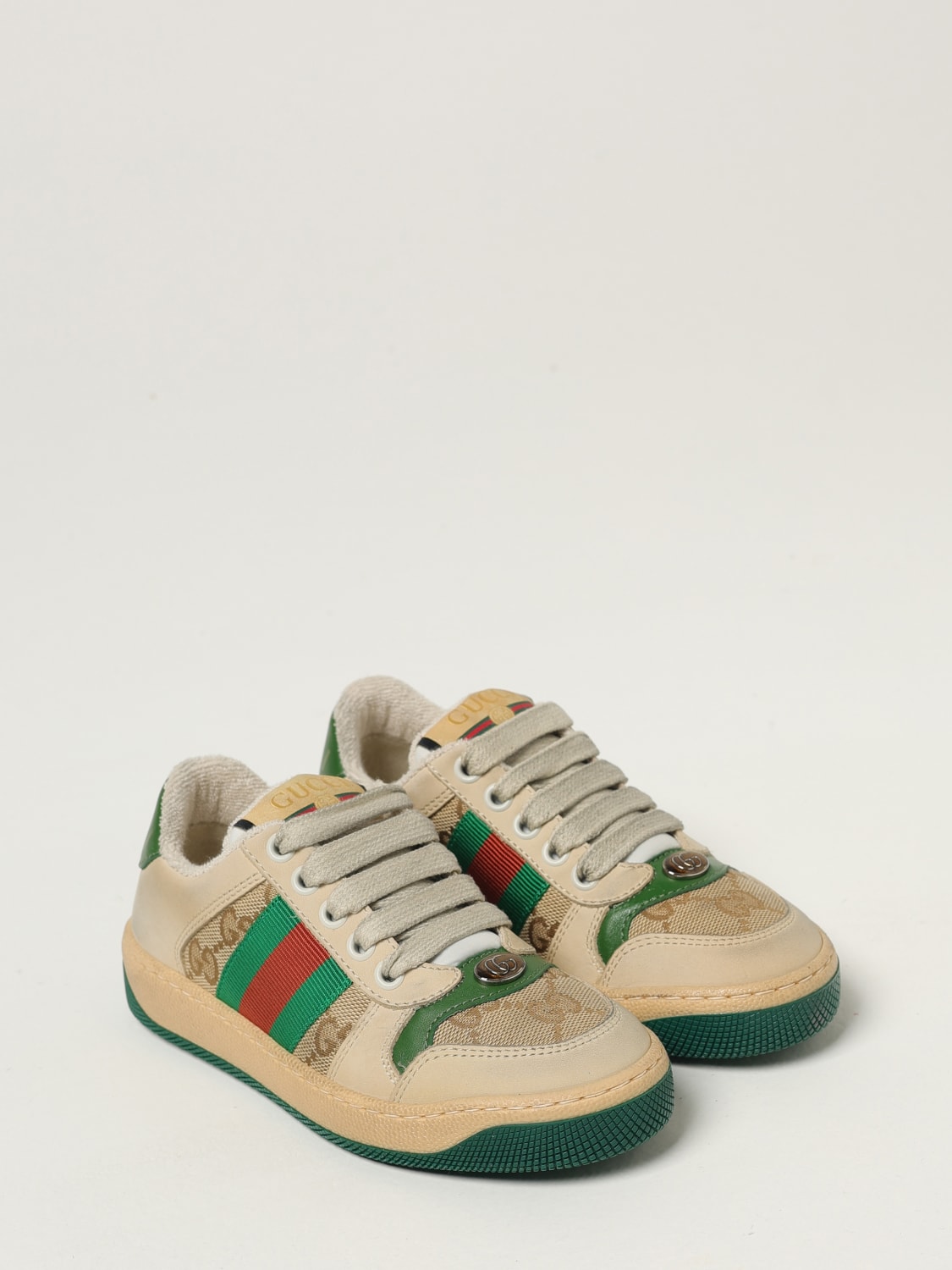 GUCCI SNEAKERS: Sneakers kids Gucci, Sand - Img 2