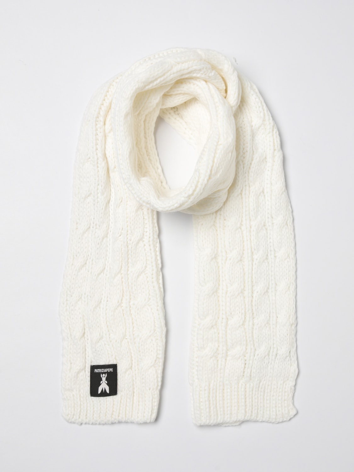 PATRIZIA PEPE SCARF: Scarf kids Patrizia Pepe, White - Img 2